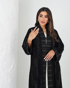 R139  Black Classic  Abaya Set