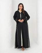 R144 Black Summer collection Abaya Set