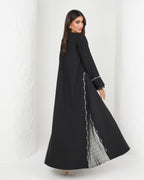 R144 Black Summer collection Abaya Set