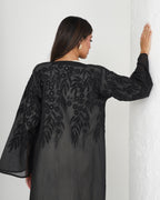 R146 Black Summer collection Abaya Set