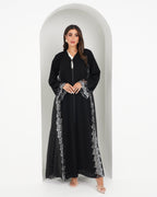 R153 Black Summer collection Abaya Set