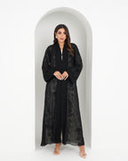 R147 Black Summer collection Abaya Set