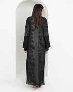 R147 Black Summer collection Abaya Set