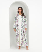 R145 printed travel wear  Abaya Set
