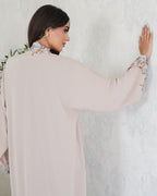 طقم عباية بيج R027