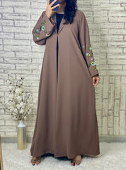طقم عباية بنية R017 C Wave