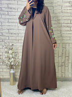طقم عباية بنية R017 C Wave