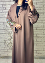 طقم عباية بنية R017 C Wave