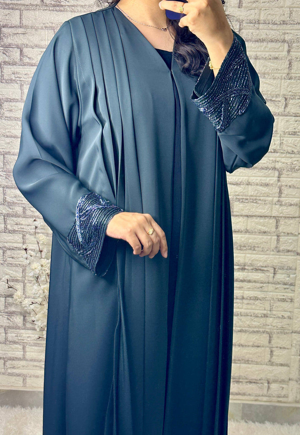 طقم عباية سوداء R023