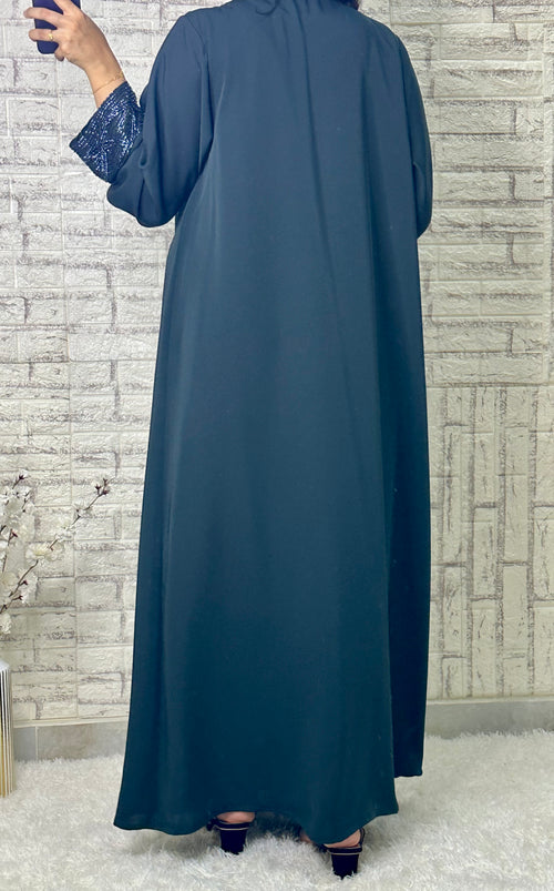 R023  Black Abaya Set