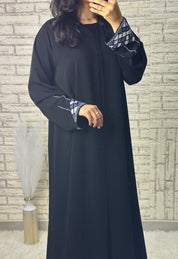 طقم عباية سوداء R016