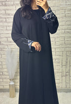طقم عباية سوداء R016