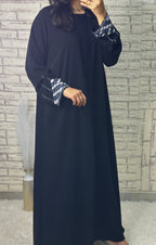 طقم عباية سوداء R016