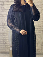 طقم عباية سوداء R021