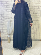 طقم عباية سوداء R021