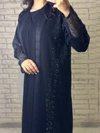 طقم عباية سوداء R021