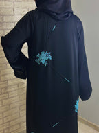 طقم عباية سوداء R020