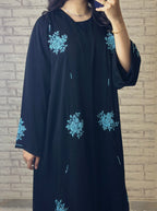 طقم عباية سوداء R020