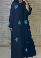 طقم عباية سوداء R020