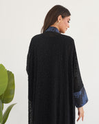 R113  Black Abaya Set