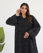 R114 Black Abaya Set