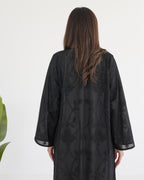 R120 Black Abaya Set