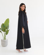 R121 Black  Abaya Set
