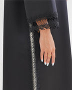 R121 Black  Abaya Set