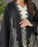 R244Classic Black Summer Abaya collection