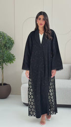 R240 Turkey Design Black Eid Abaya