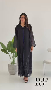 طقم عباية سوداء R038