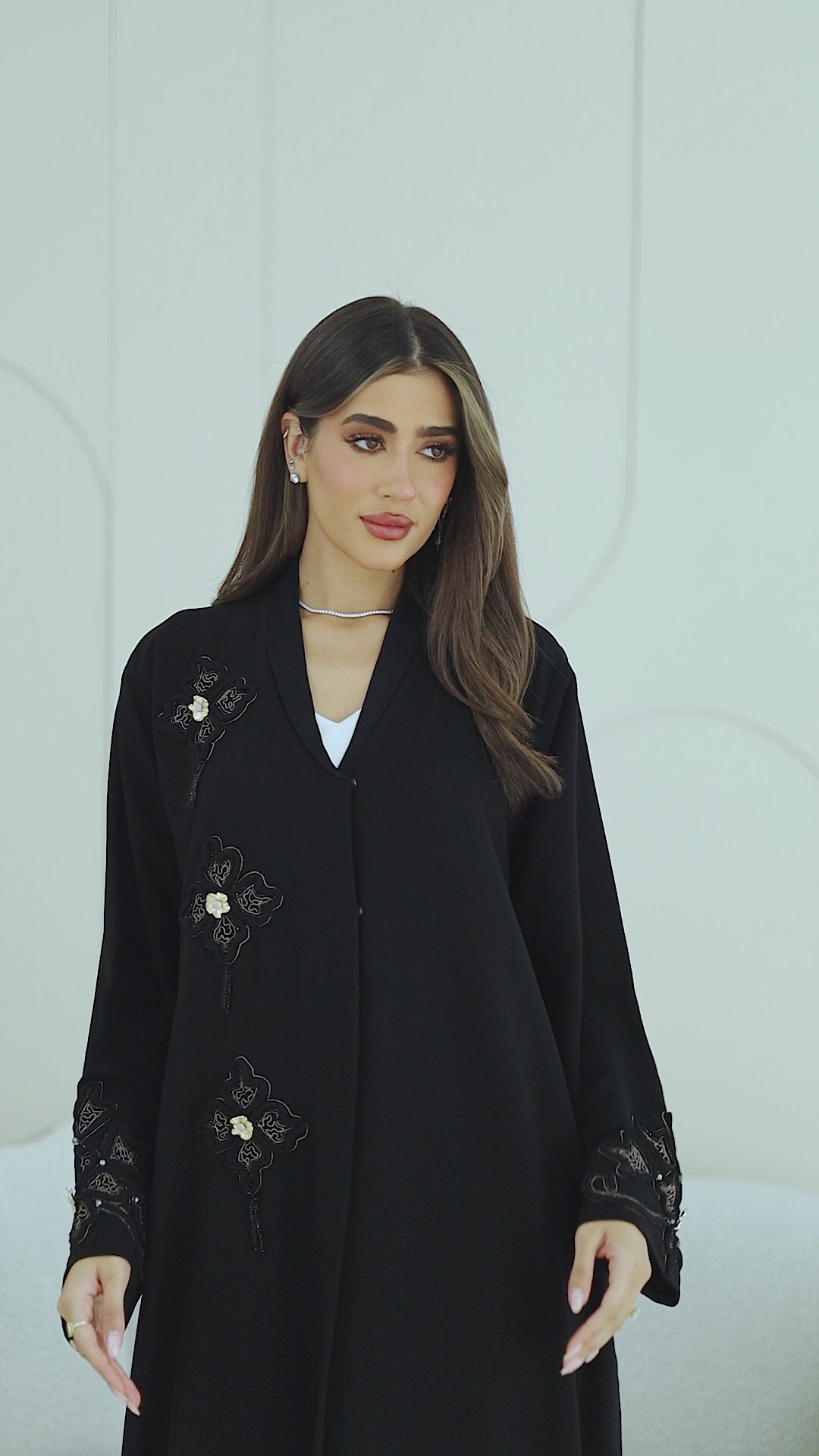 R291 | New Collection Arabian Crape Abaya