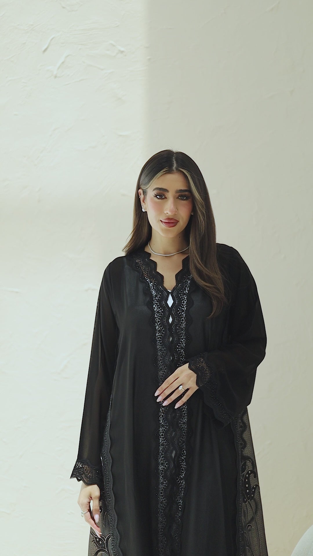 R290 - Premium  Beauty  Eid Abaya