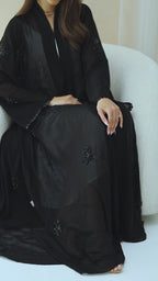 R288 | Elegant Korean Babul Chiffon Abaya