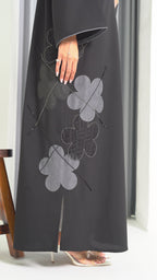 R199 Black  Abaya Set