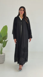 R117 Black  Abaya Set
