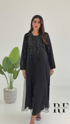 R115 Black Abaya Set