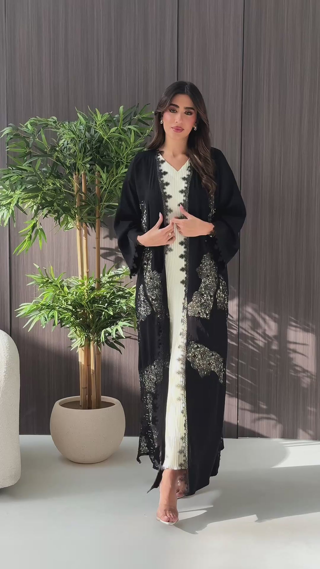 R244  Classic Black Eid Abaya collection