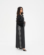 R 330 Black Embroidered Abaya Abaya for Women UAE – Abaya – Rutba Fashion Abaya