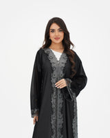 R 330 Black Embroidered Abaya