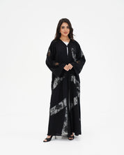 R 332 Black Beaded Abaya Abaya for Women UAE – Abaya – Rutba Fashion Abaya