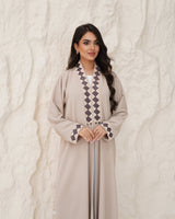 R 340 Beige Abaya Abaya for Women UAE – Abaya – Rutba Fashion Abaya