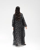 R 347 Black Dantel Abaya Abaya for Women UAE – Abaya – Rutba Fashion Abaya