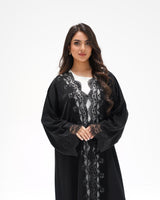 R 350 Black Embroidery Abaya Abaya for Women UAE – Abaya – Rutba Fashion Abaya