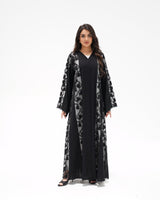 R 351 Black Premium Dantel Abaya Abaya for Women UAE – Abaya – Rutba Fashion Abaya