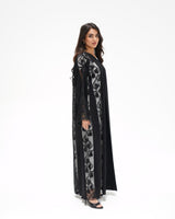R 351 Black Premium Dantel Abaya Abaya for Women UAE – Abaya – Rutba Fashion Abaya