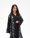 R 351 Black Premium Dantel Abaya Abaya for Women UAE – Abaya – Rutba Fashion Abaya