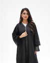 R 352 Black Premium Embroidery Abaya Abaya for Women UAE – Abaya – Rutba Fashion Abaya