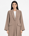 R 357 Mocha Beige Turkish Coat Style Abaya Abaya for Women UAE – Abaya – Rutba Fashion Abaya