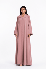R 359 Pink Abaya Abaya for Women UAE – Abaya – Rutba Fashion Abaya